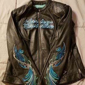 Leather Harley Davidson Jacket